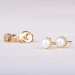 Oorbellen 14k pearl