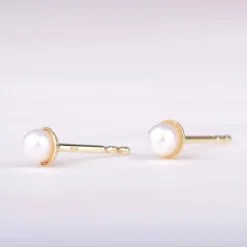 Oorbellen 14k pearl