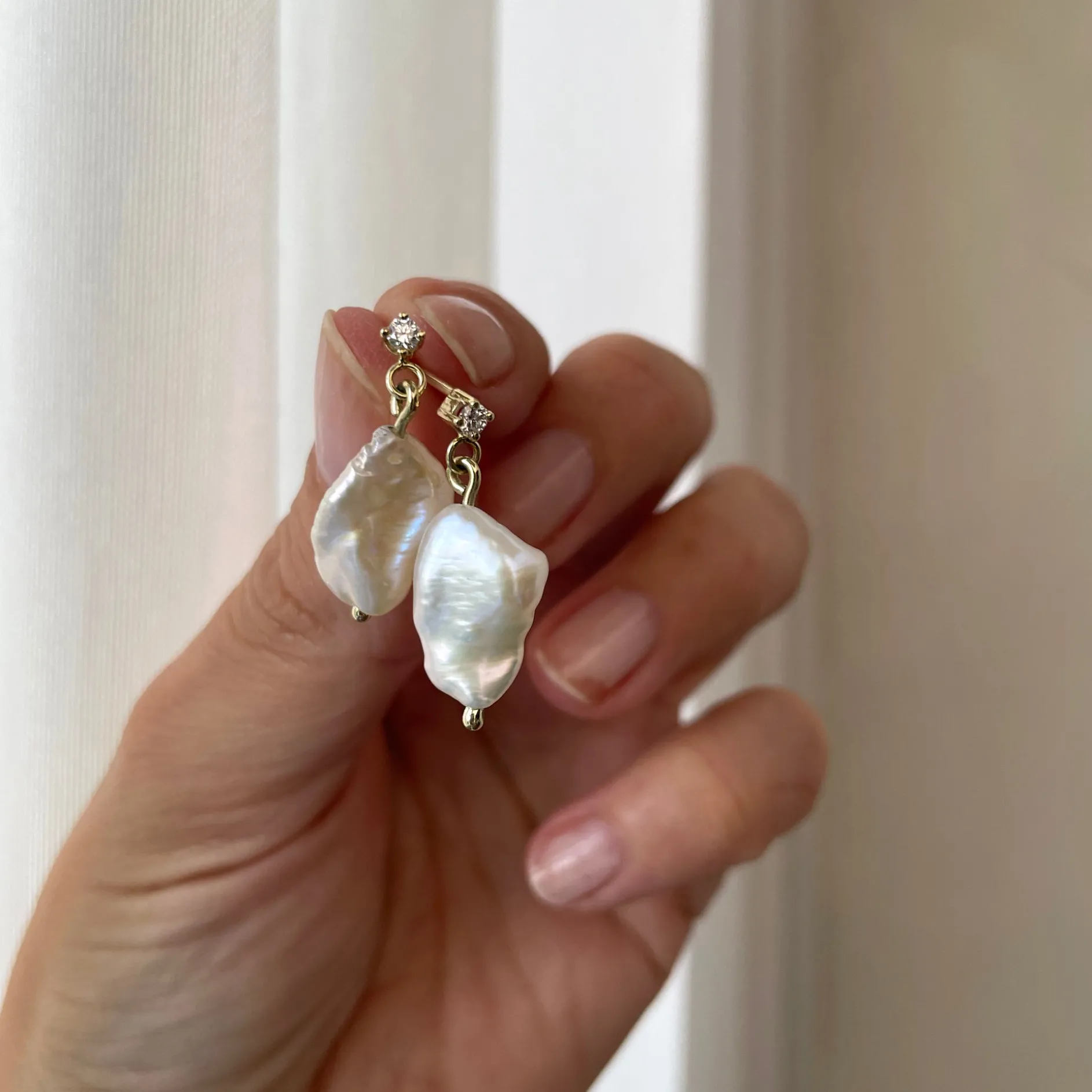 Oorbellen 14k sea princess