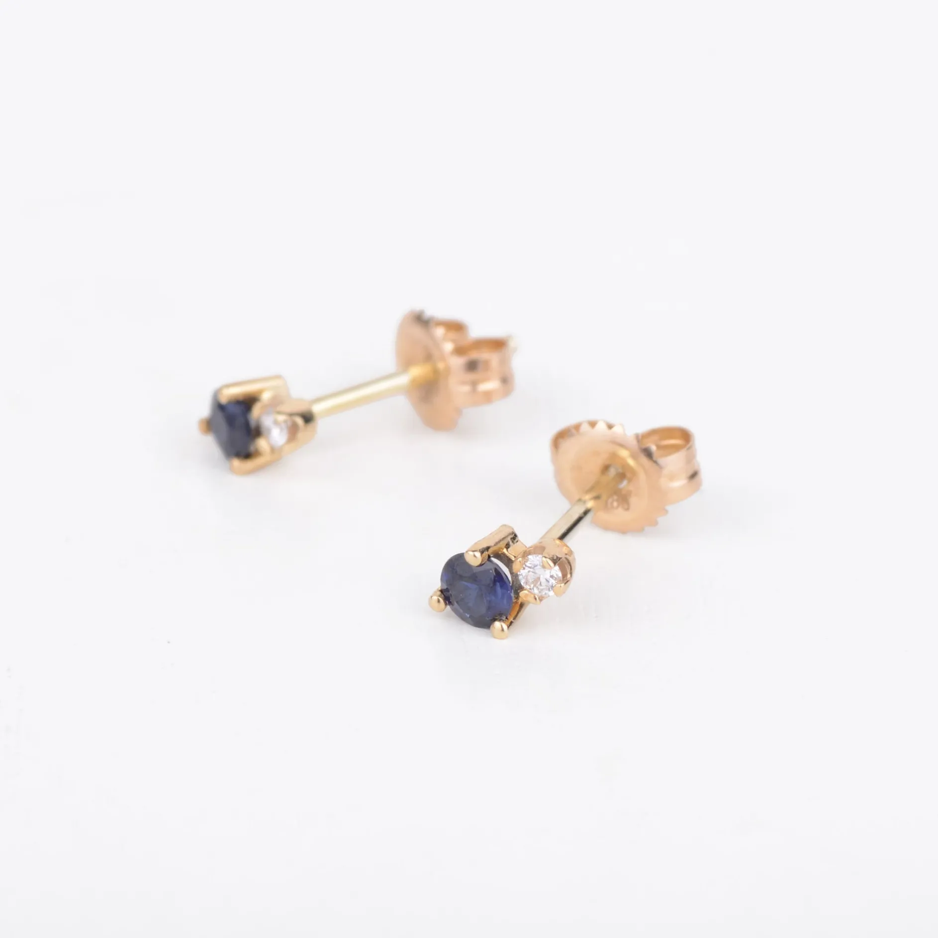 Oorbellen 14k sparkle indigo