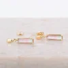 Oorbellen 14k watermelon aurora