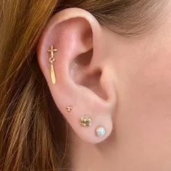 Oorbellen 14k wish upon a star