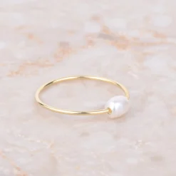 Ring 14k aquara drop
