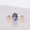 Ring 14k blue blush