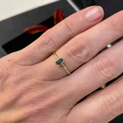Ring 14k blue ocean