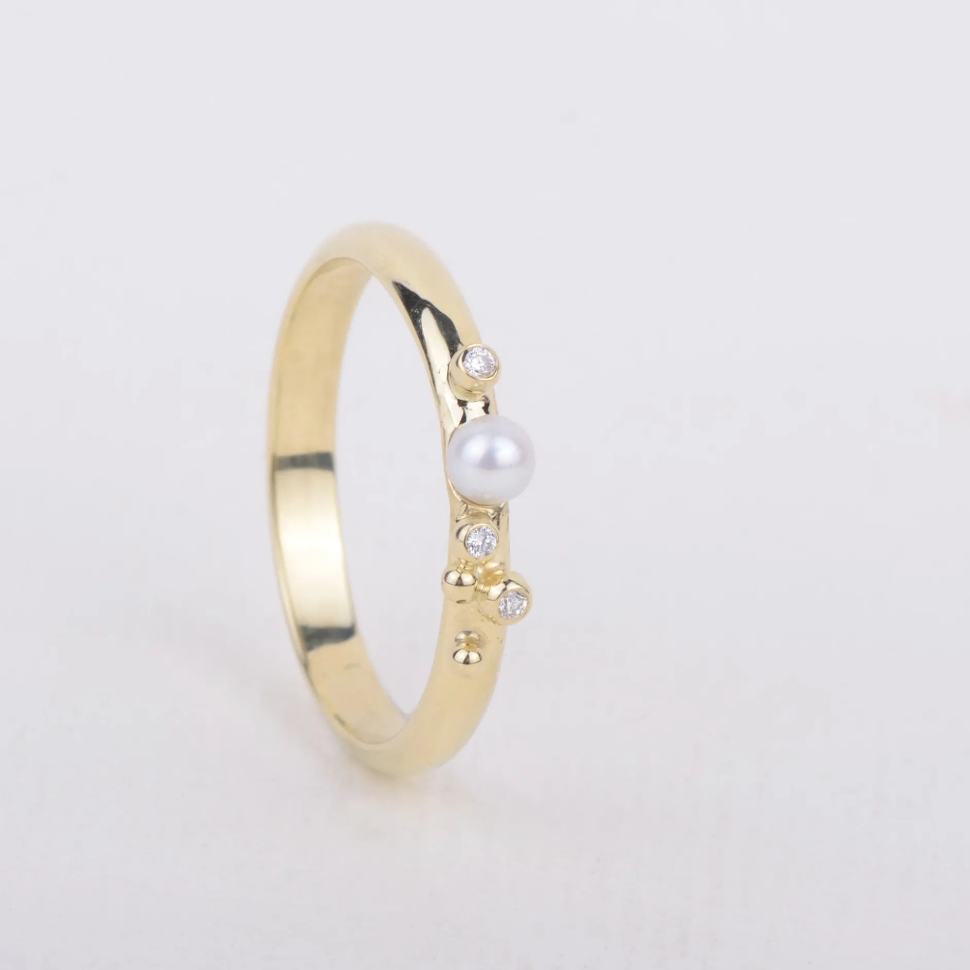 Ring 14k Bubble glam