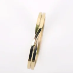 Ring 14k double stripe