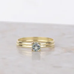 Ring 14k green forest