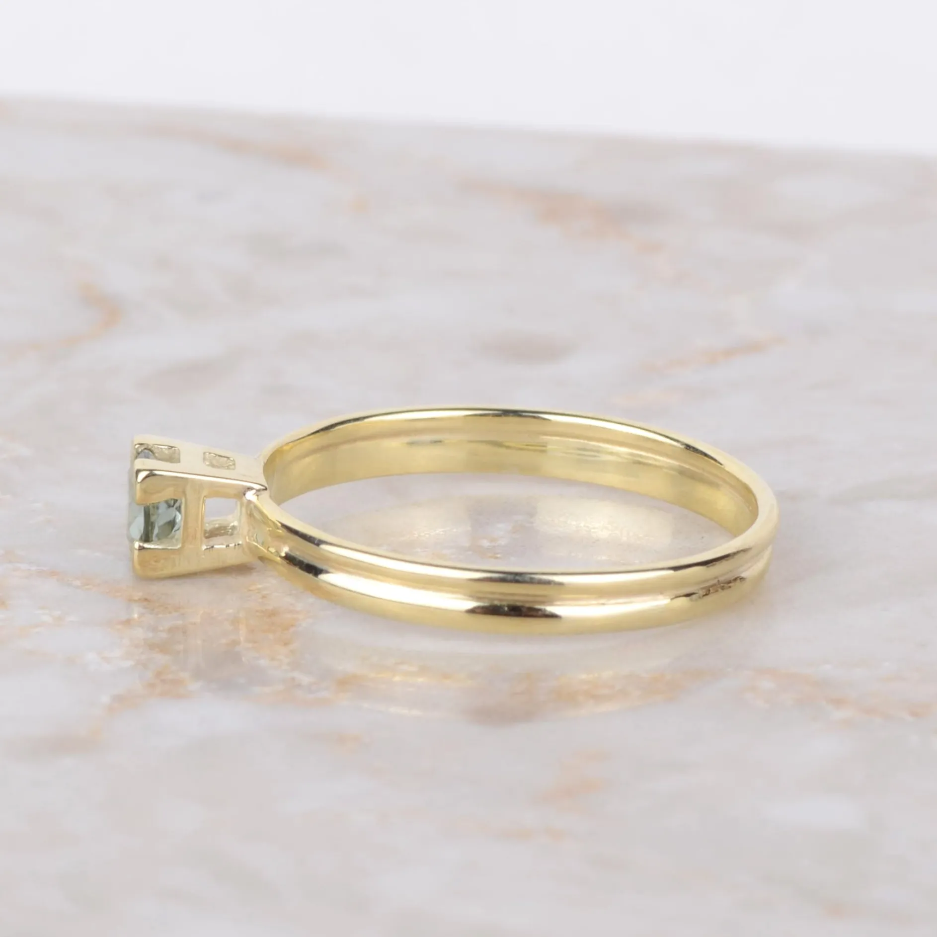 Ring 14k green forest