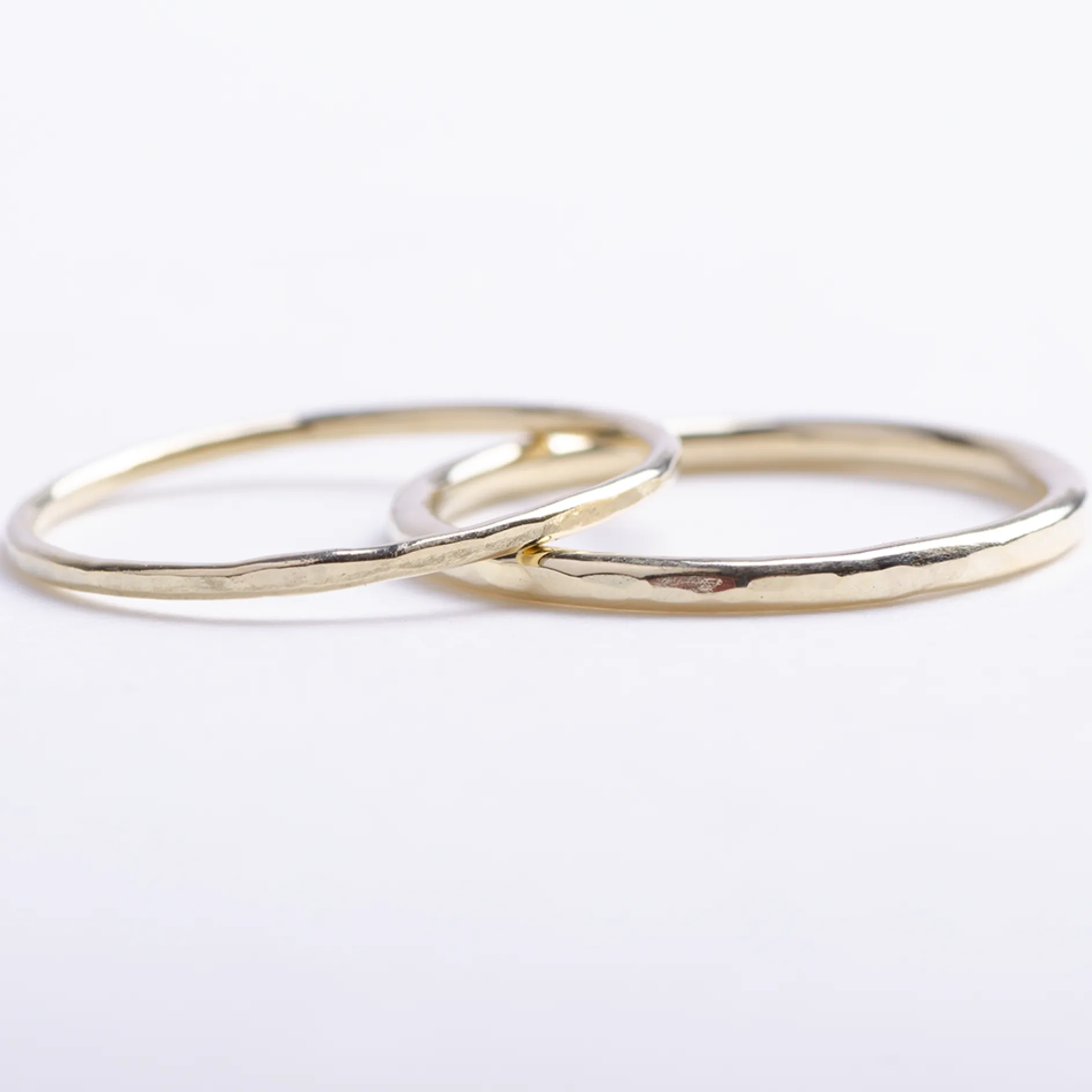 Ring 14k hammered