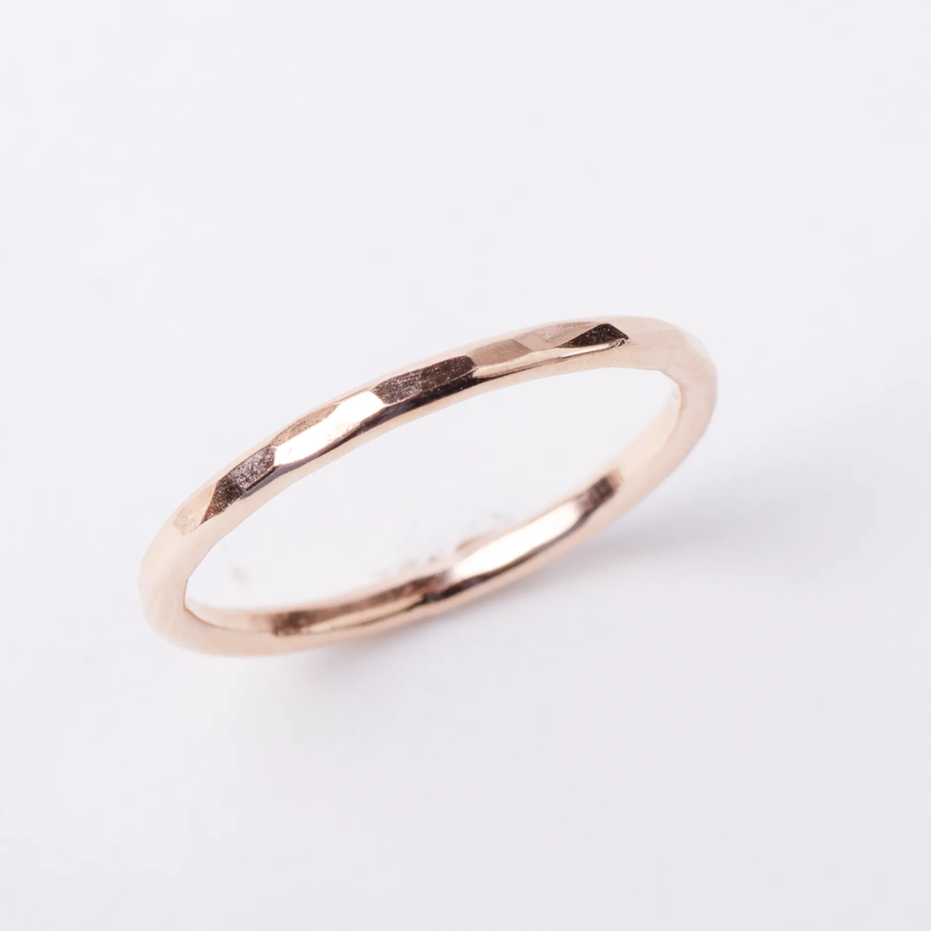 Ring 14k hammered