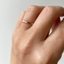 Ring 14k hammered