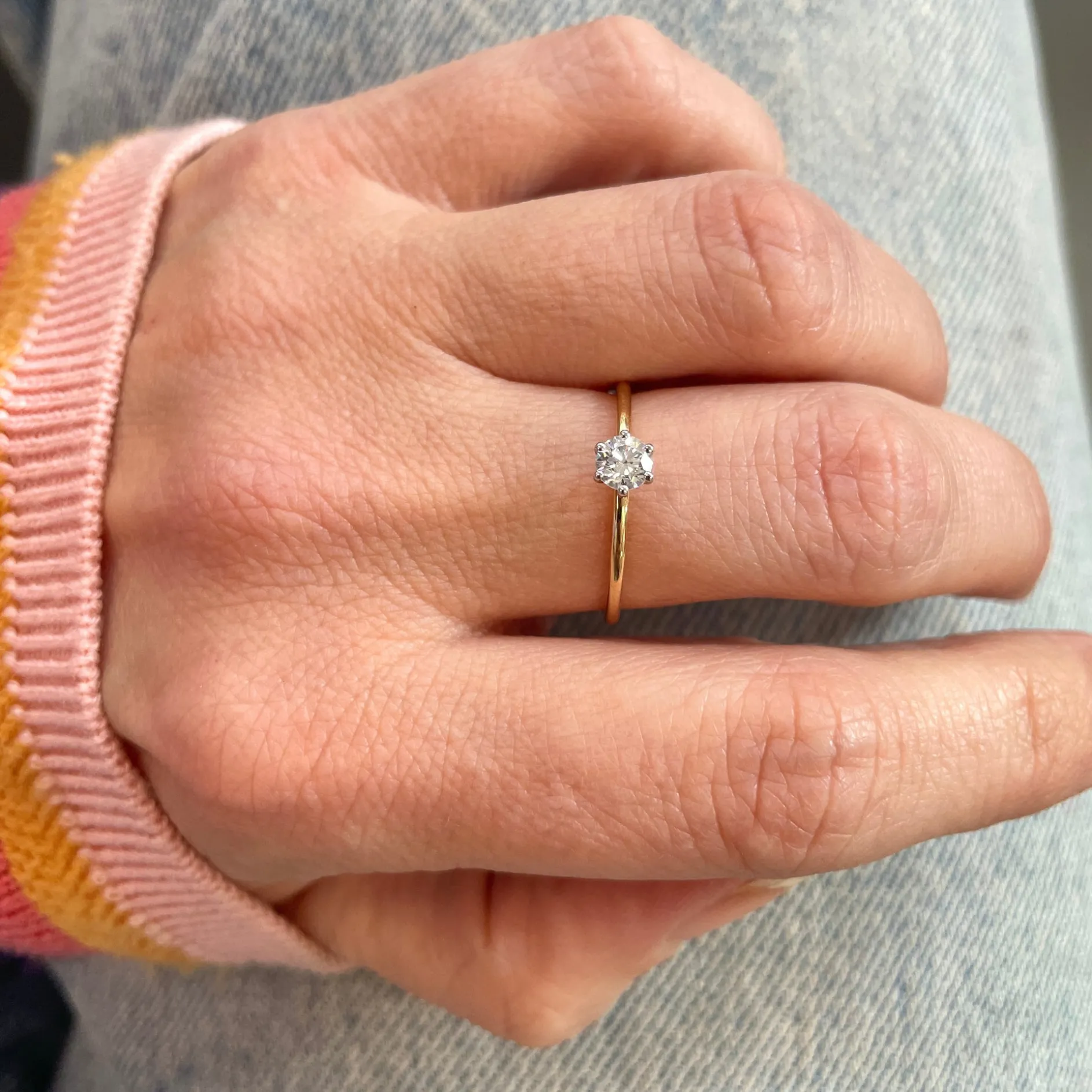Ring 14k infinite brilliance