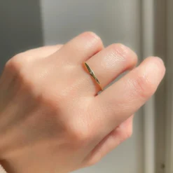 Ring 14k letter petite