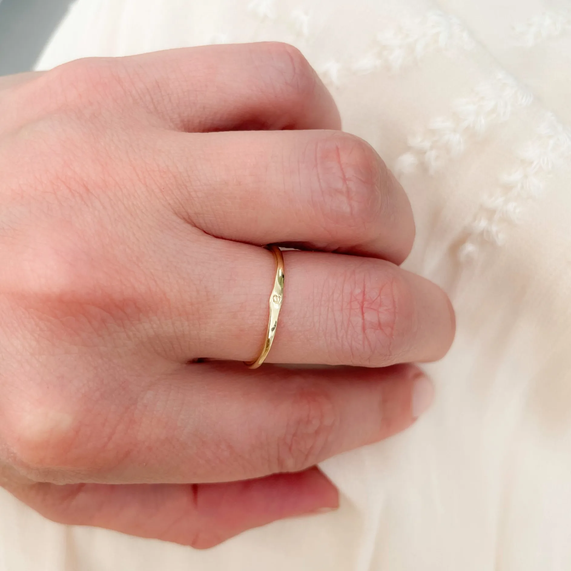 Ring 14k letter petite