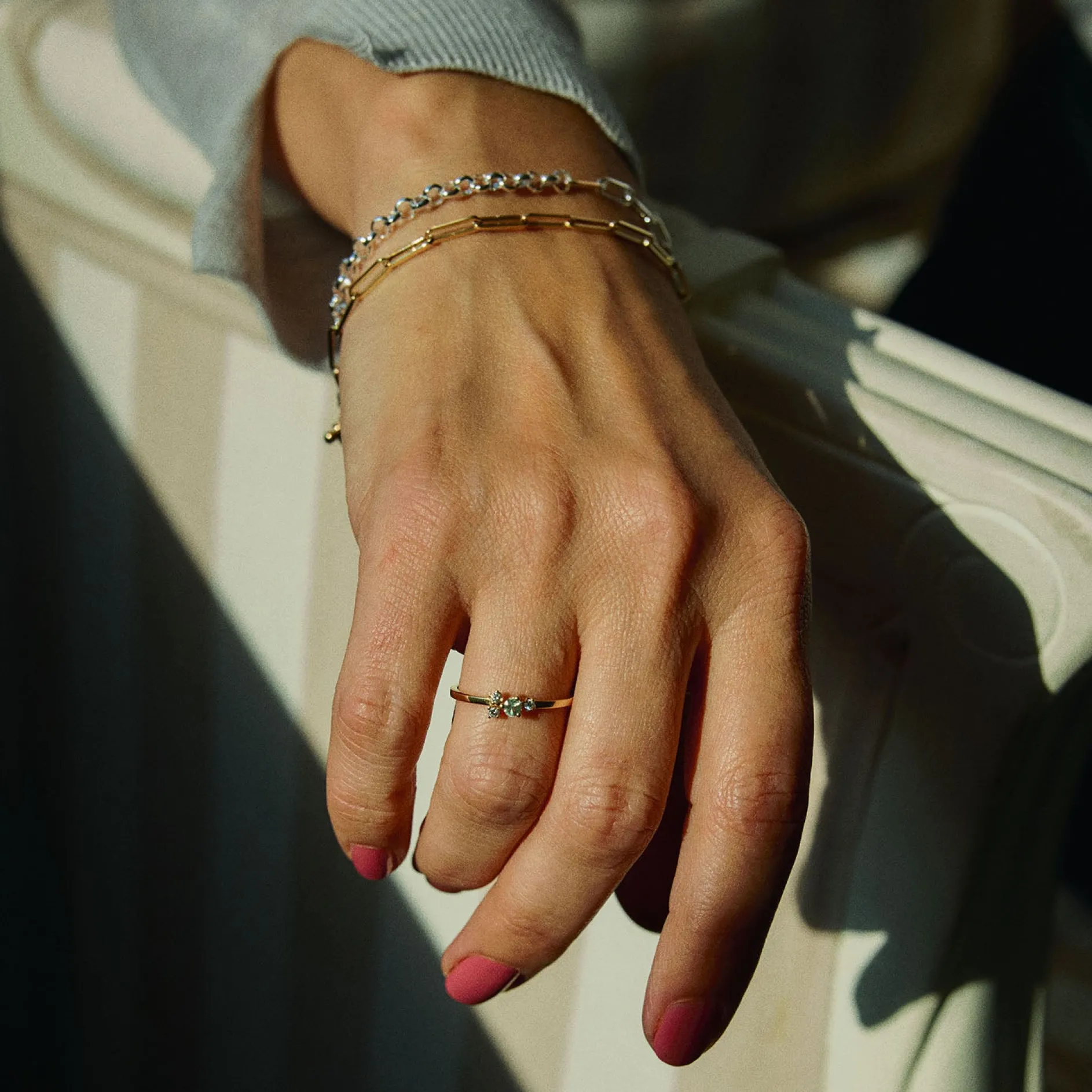Ring 14k meadow