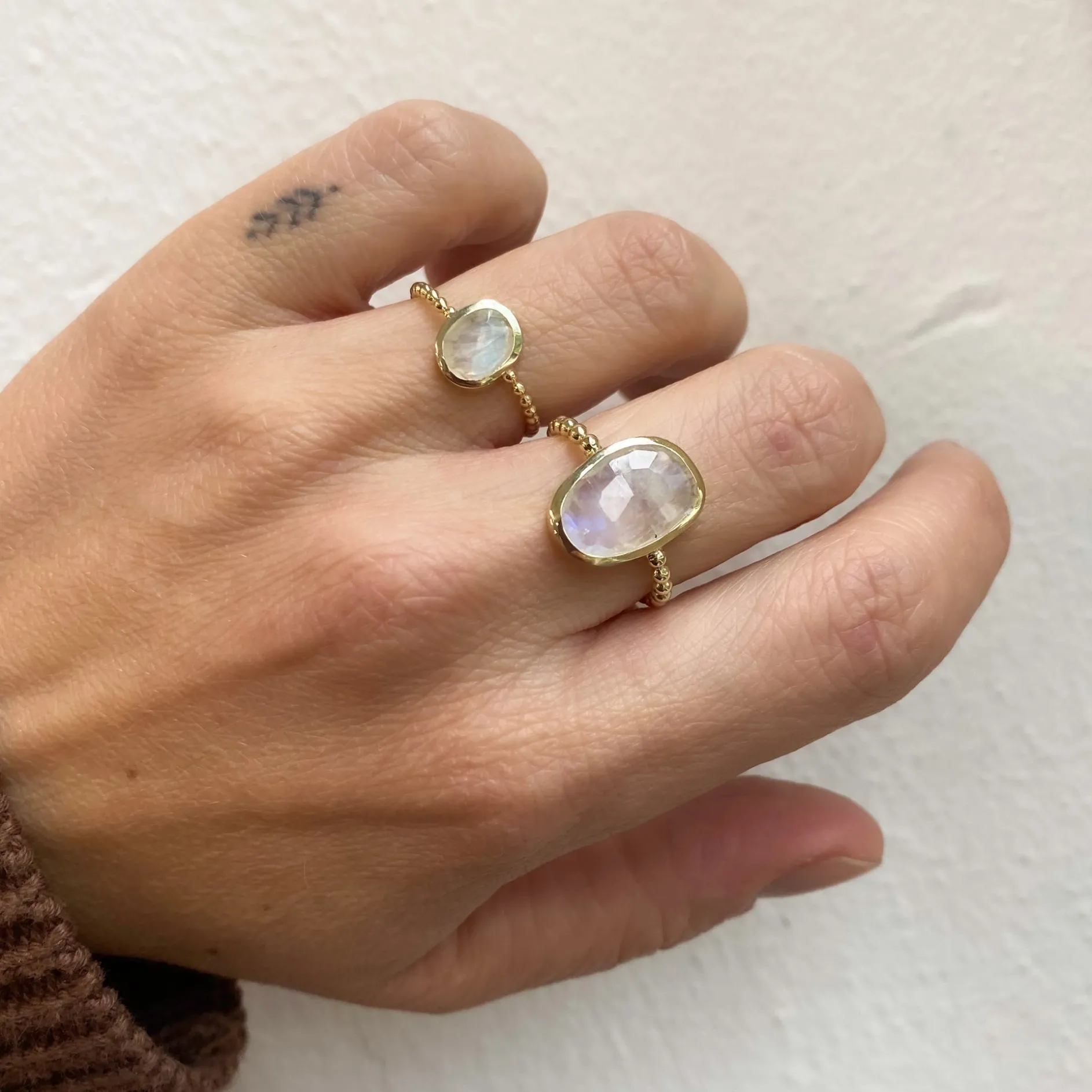 ring 14k moonlight