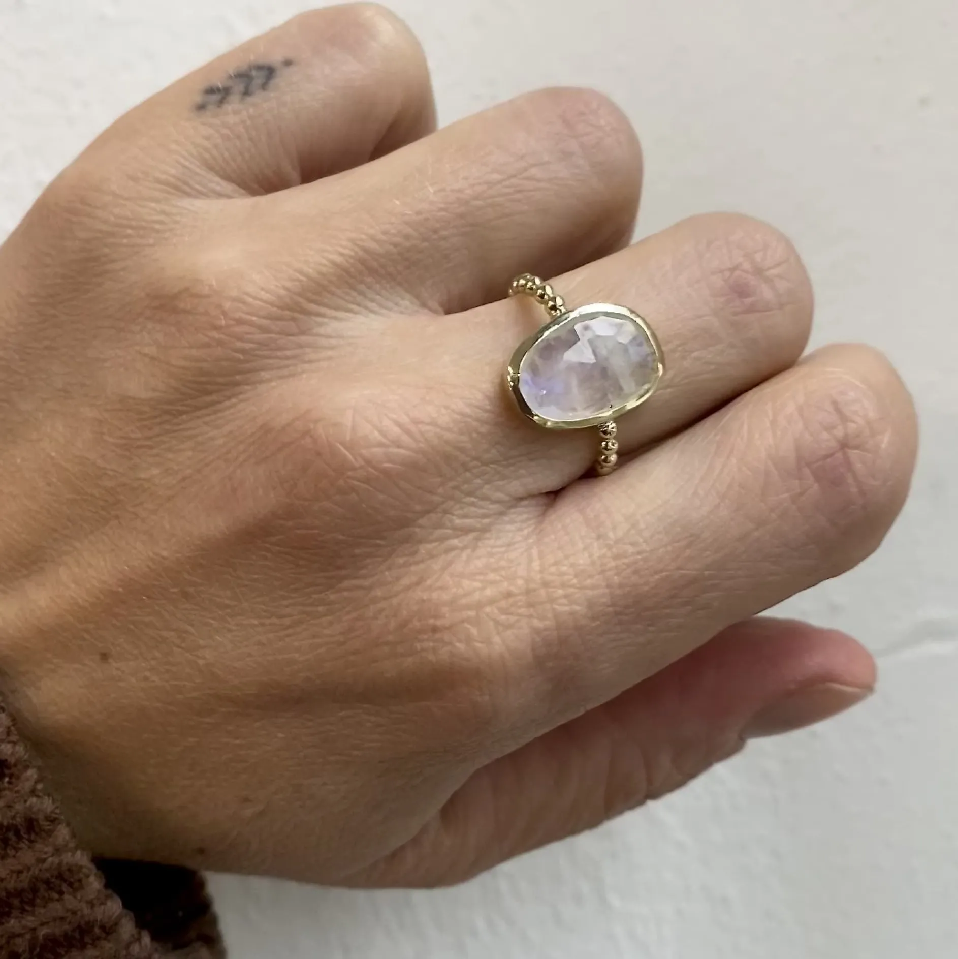 ring 14k moonlight