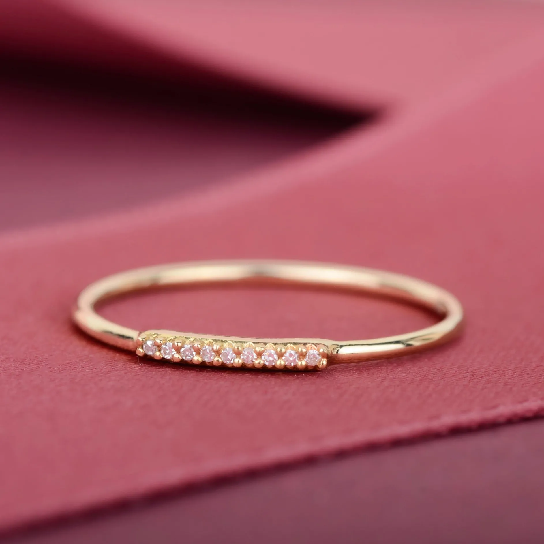 Ring 14k nine
