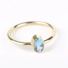 Ring 14k ocean gem