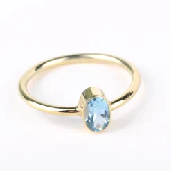 Ring 14k ocean gem