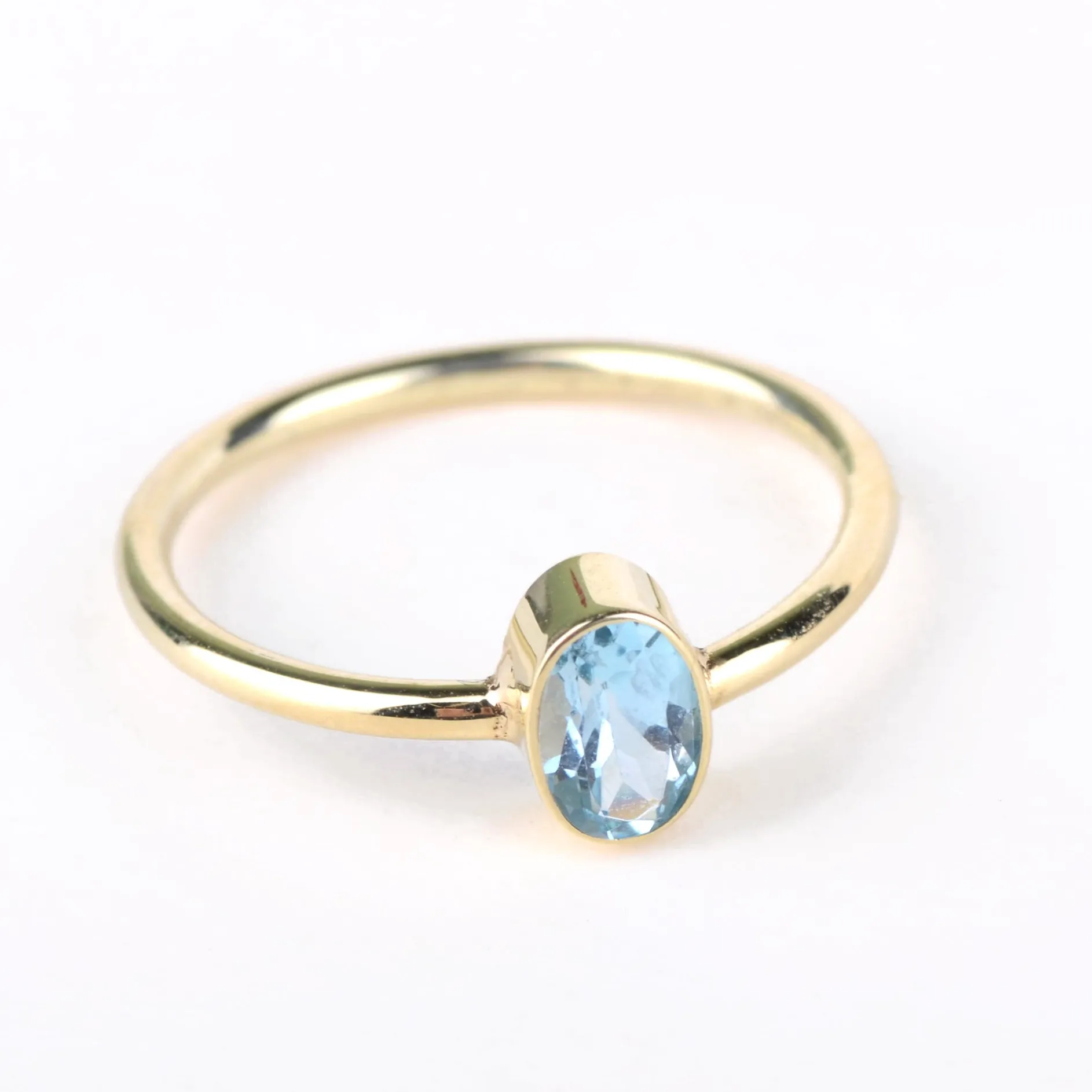Ring 14k ocean gem