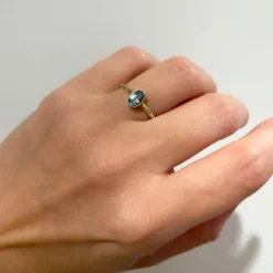 Ring 14k ocean gem