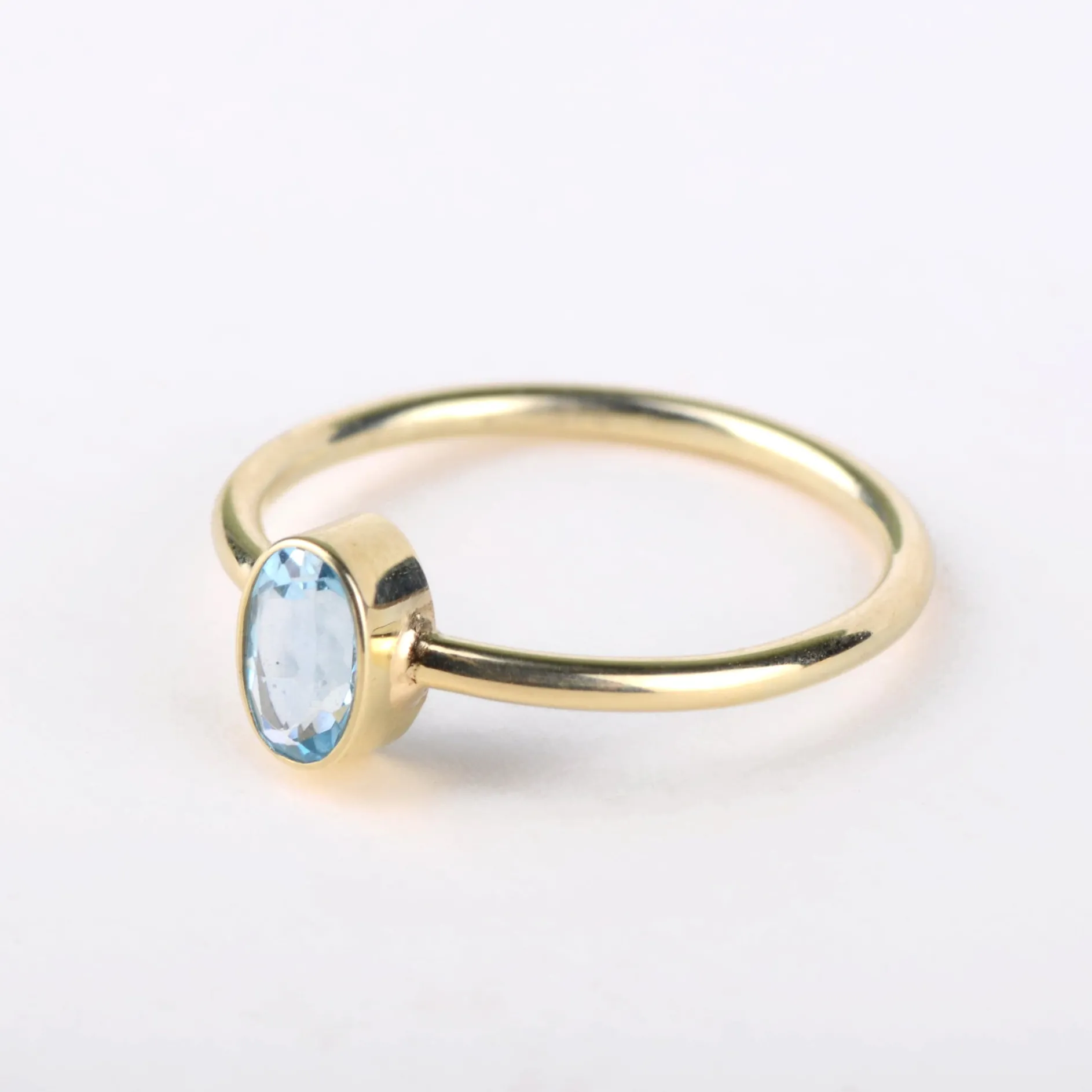 Ring 14k ocean gem