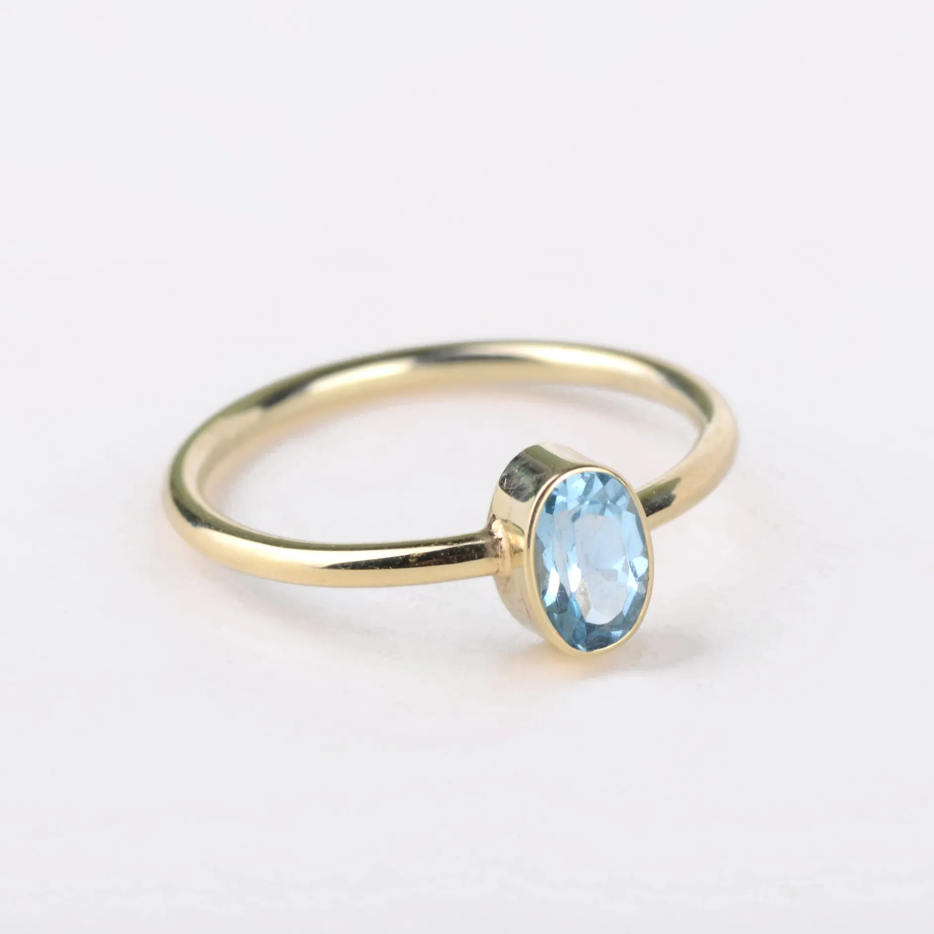 Ring 14k ocean gem