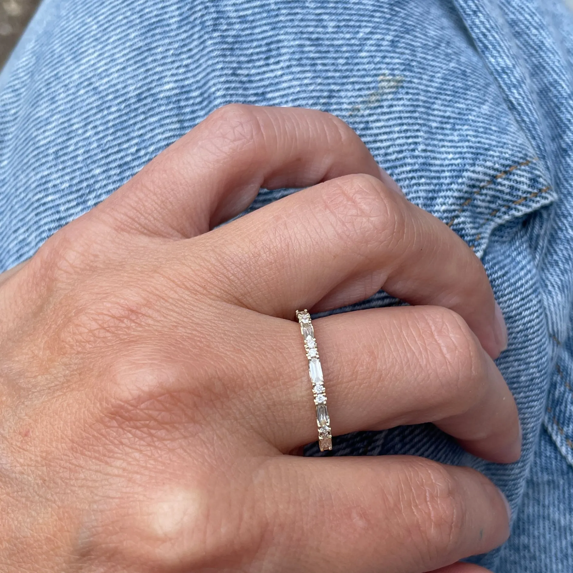 Ring 14k princess