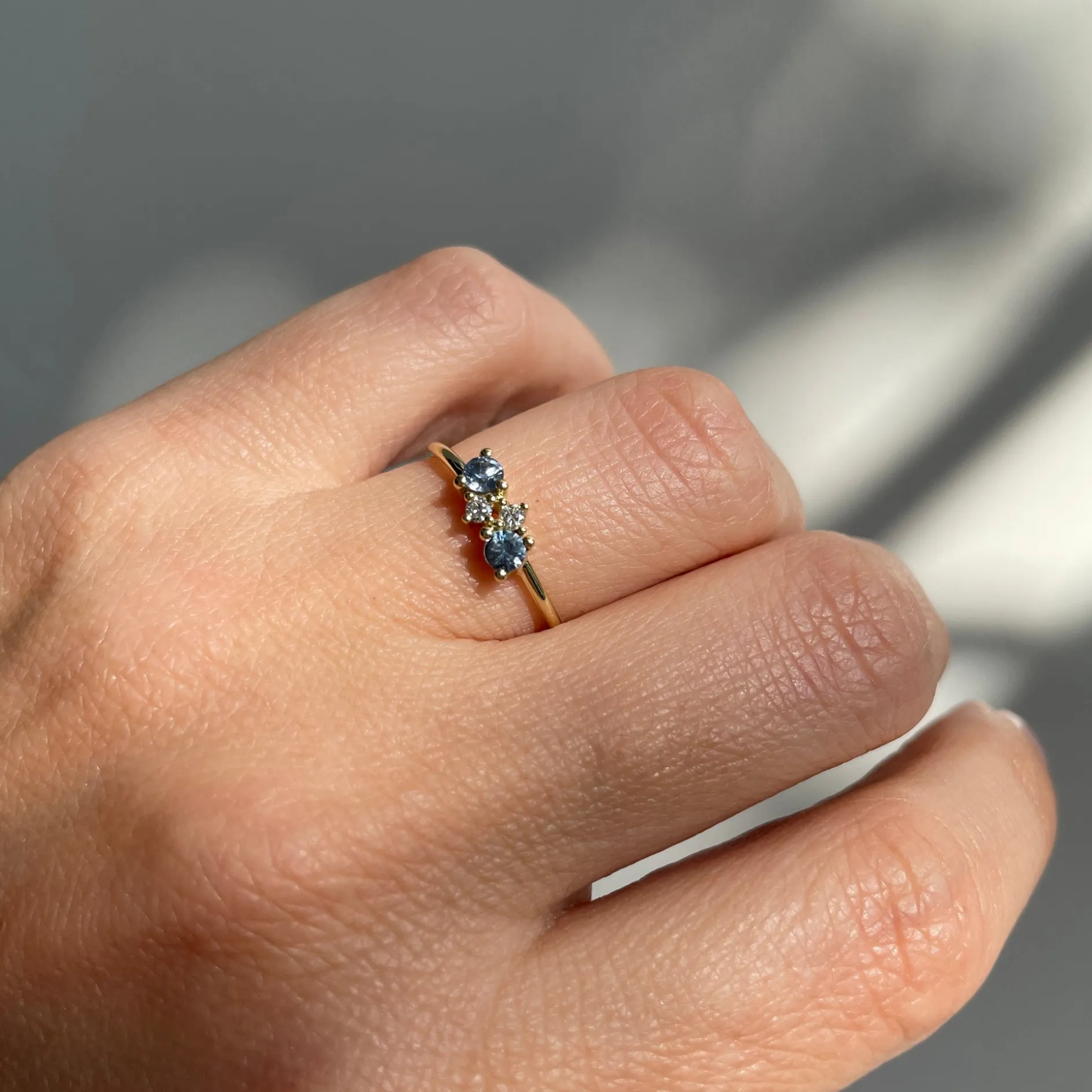 Ring 14k royal blue