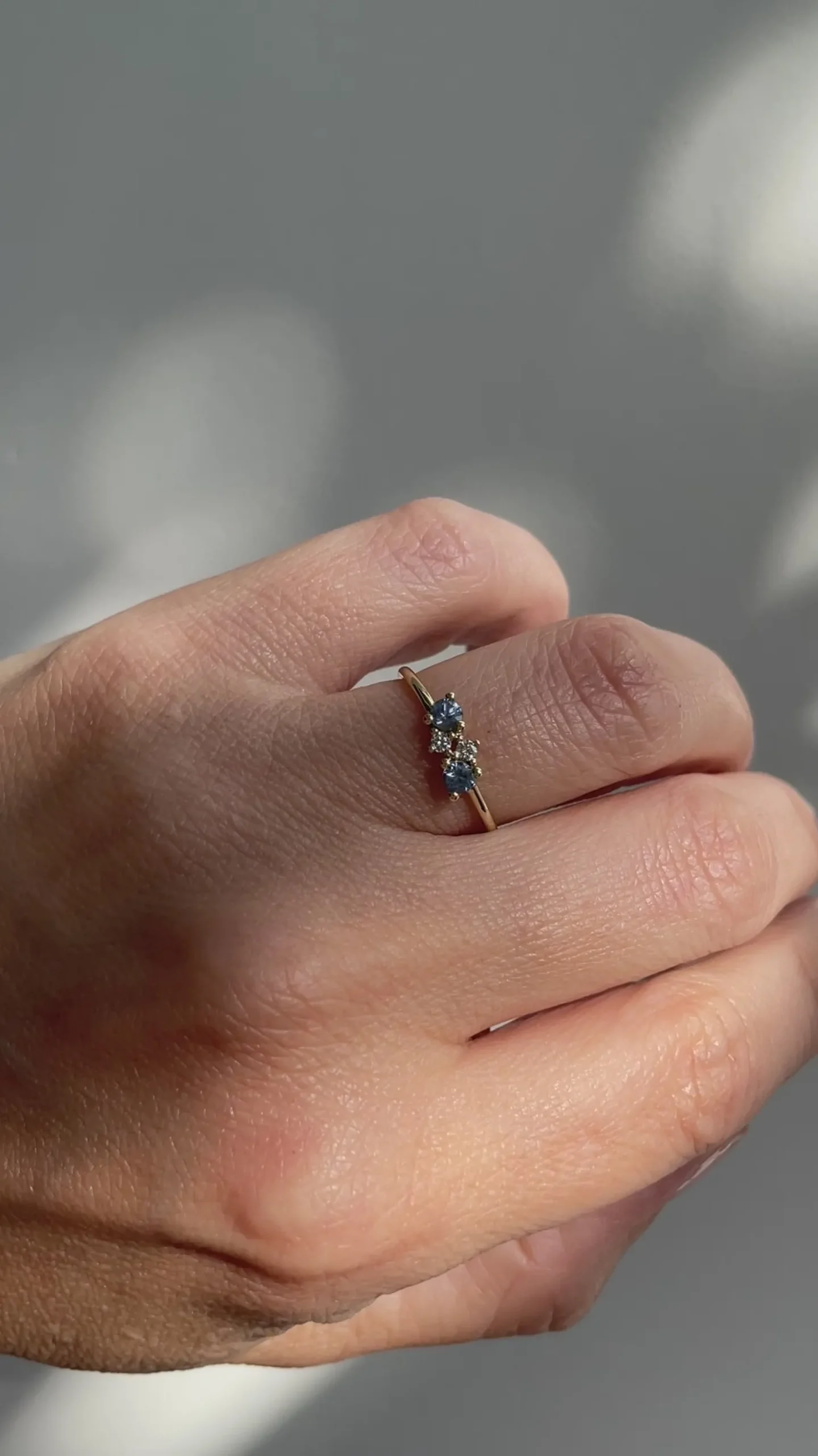 Ring 14k royal blue