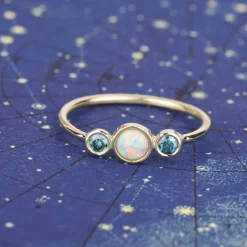 Ring 14k stargazing
