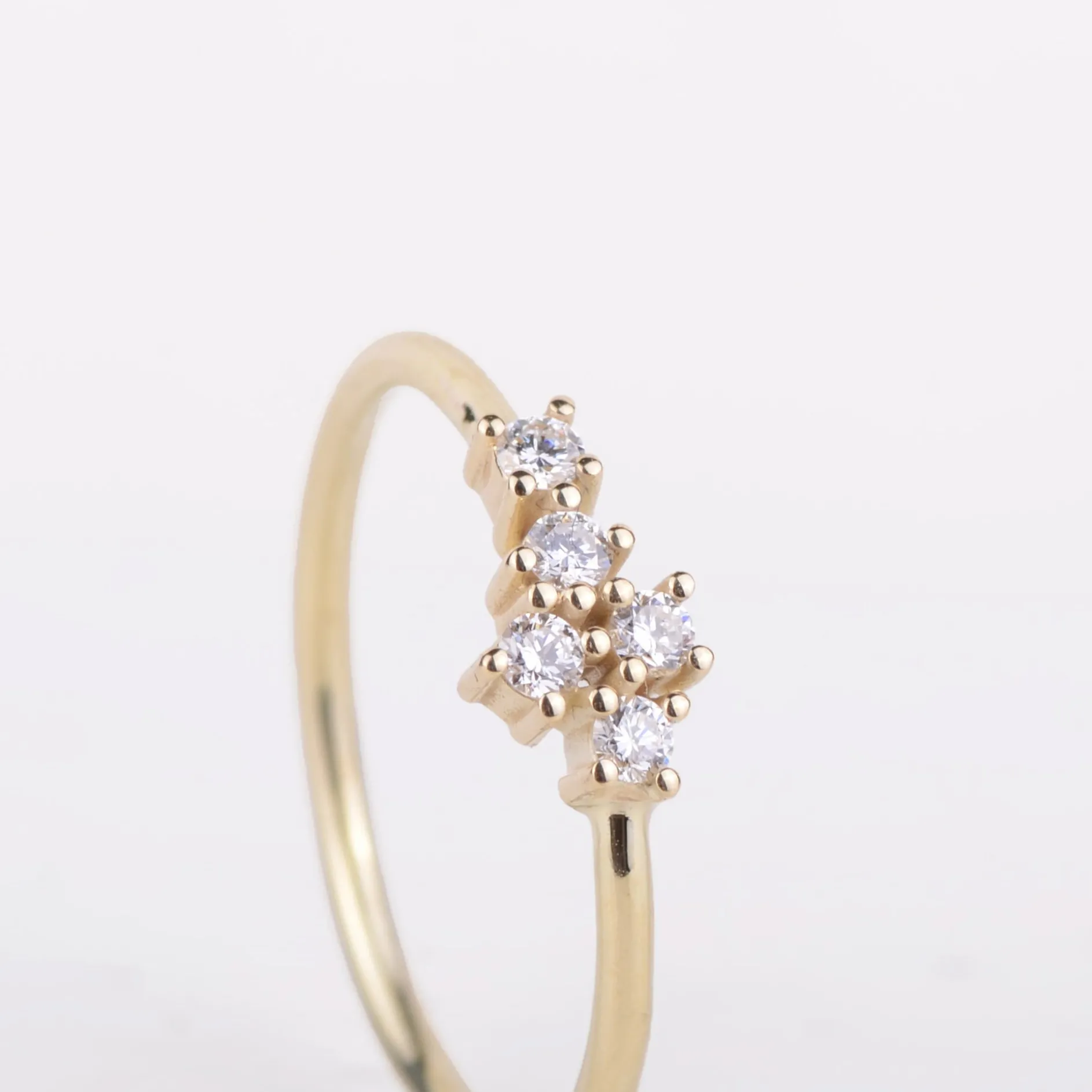 Ring 14k starlight
