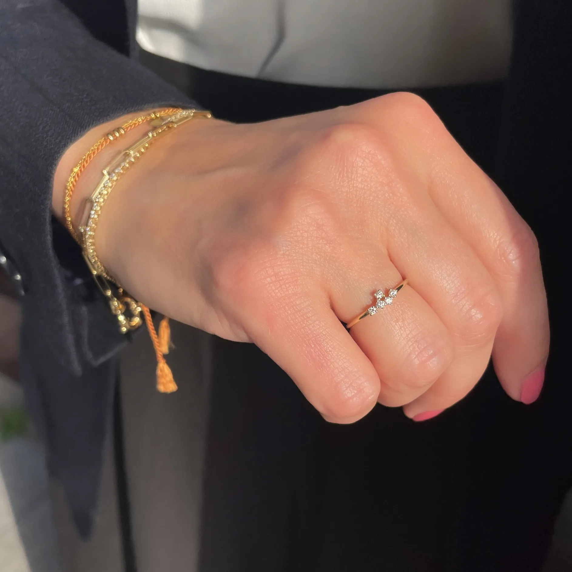 Ring 14k starlight