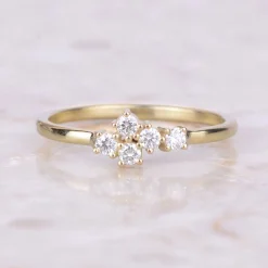Ring 14k starlight aurora