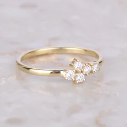 Ring 14k starlight aurora