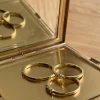 Ring 14k three in a row