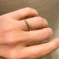 Ring 14k three little birds