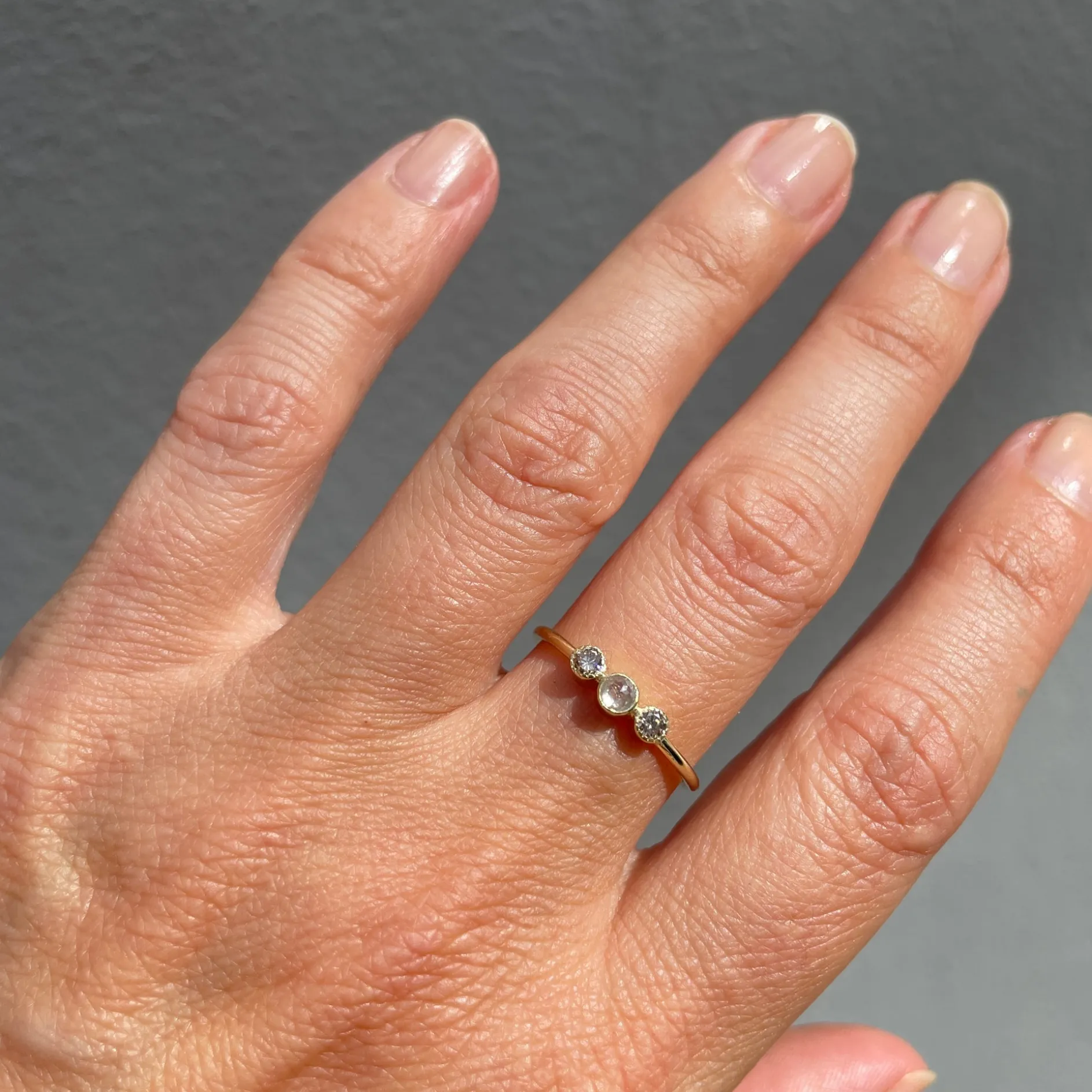 Ring 14k vintage elegance